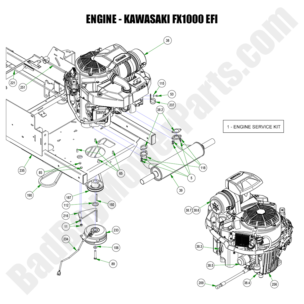 2023 Rogue Engine - Kawasaki EFI FX1000
